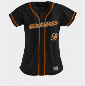 Custom Cream Black-Orange Baseball Jersey