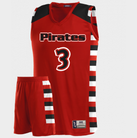 Basketball Jerseys, Pratum Elementary School Pirates