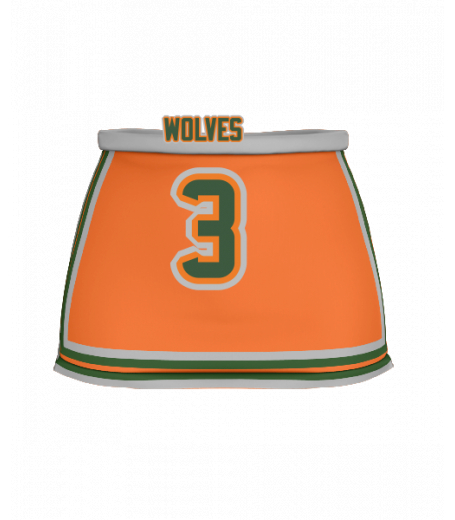 Orange Beach A-Line Skirt Jersey