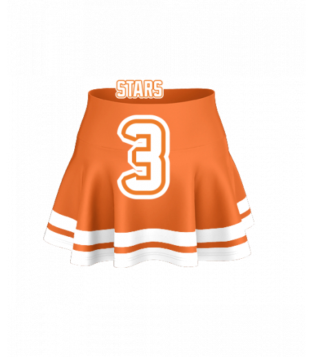 Orange Beach Flowy Skirt Jersey