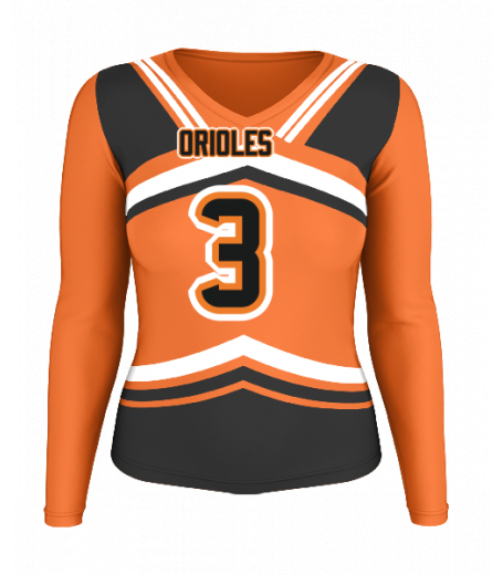 Orange Beach Long Sleeve Shell Jersey