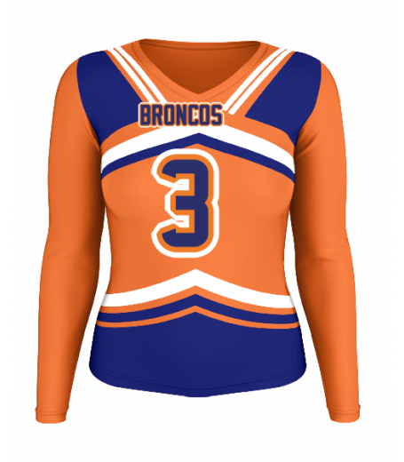 Orange Beach Long Sleeve Shell Jersey