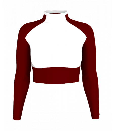 Cannon Beach Mock Neck Crop Jersey