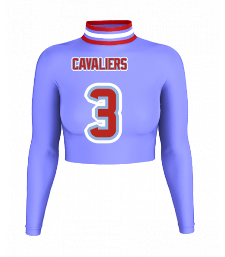 Capitola Mock Neck Crop Jersey