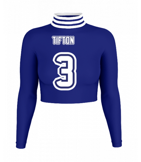 Capitola Mock Neck Crop Jersey