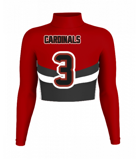 Carmel Mock Neck Crop Jersey