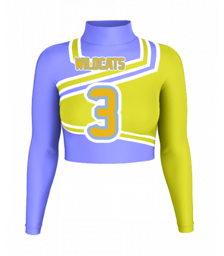 Delray Mock Neck Crop Jersey