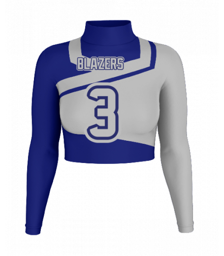 Delray Mock Neck Crop Jersey