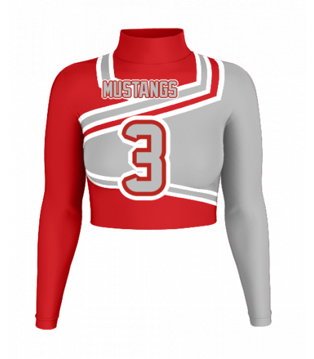 Delray Mock Neck Crop Jersey