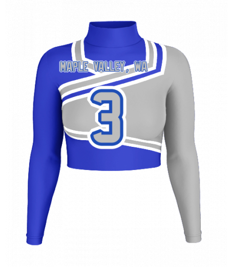 Delray Mock Neck Crop Jersey