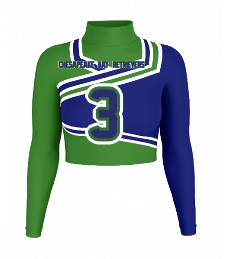 Delray Mock Neck Crop Jersey