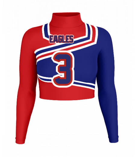 Delray Mock Neck Crop Jersey