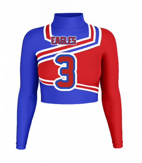 Delray Mock Neck Crop Jersey