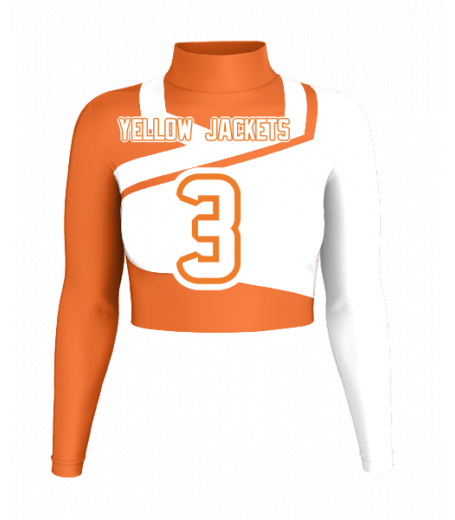 Delray Mock Neck Crop Jersey