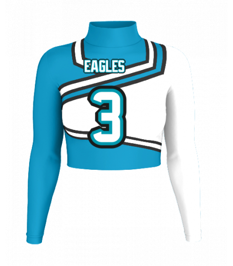 Delray Mock Neck Crop Jersey