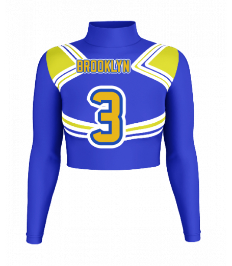 Hampton Beach Mock Neck Crop Jersey