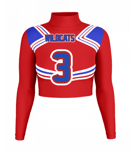 Hampton Beach Mock Neck Crop Jersey