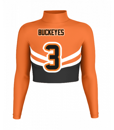 Ocean City Mock Neck Crop Jersey