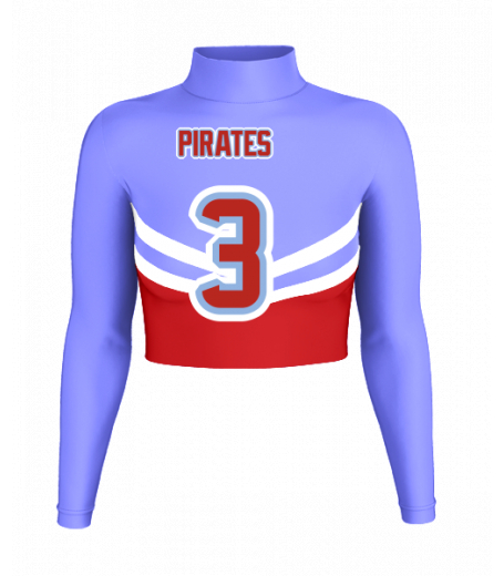 Ocean City Mock Neck Crop Jersey