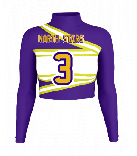 Ocean Springs Mock Neck Crop Jersey