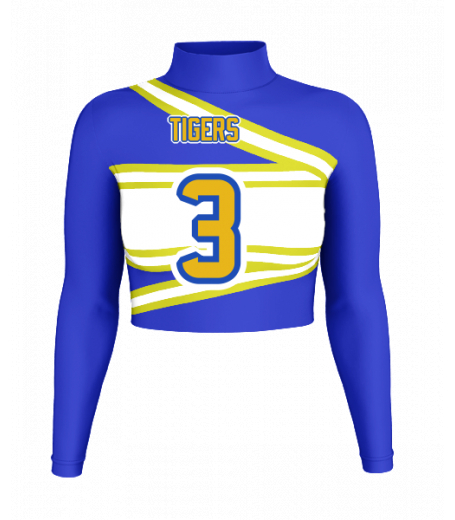 Ocean Springs Mock Neck Crop Jersey