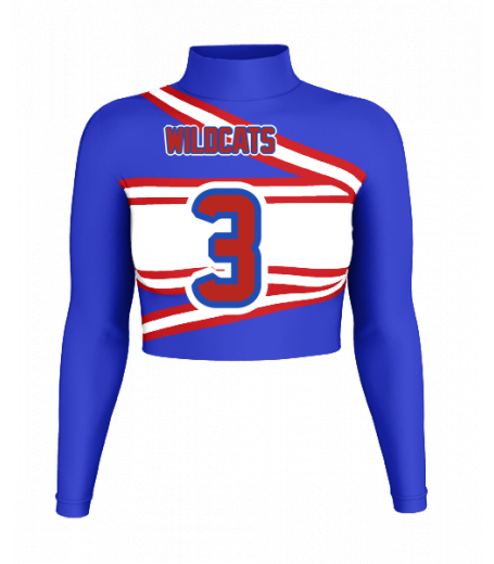 Ocean Springs Mock Neck Crop Jersey