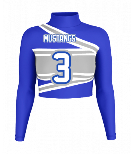 Ocean Springs Mock Neck Crop Jersey