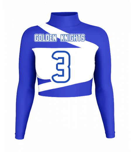 Ocean Springs Mock Neck Crop Jersey