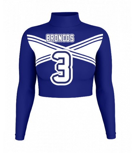 Provincetown Mock Neck Crop Jersey