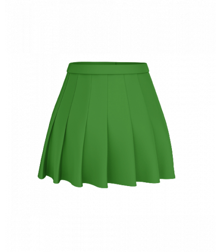 Ocean Springs Pleated Skirt Jersey