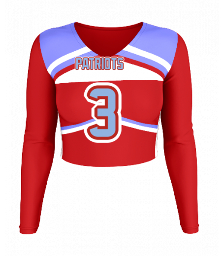 Asbury Park V  Neck Crop Jersey