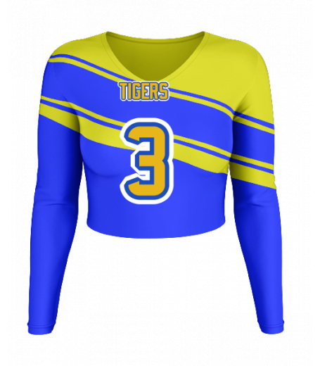 Cape May V  Neck Crop Jersey