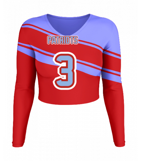 Cape May V  Neck Crop Jersey