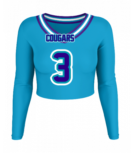 Capitola V  Neck Crop Jersey