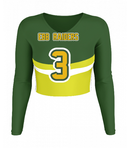 Carmel V  Neck Crop Jersey