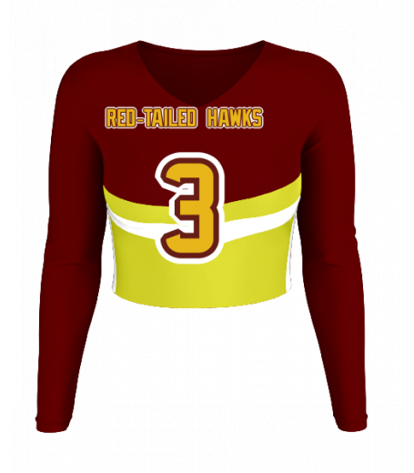 Carmel V  Neck Crop Jersey