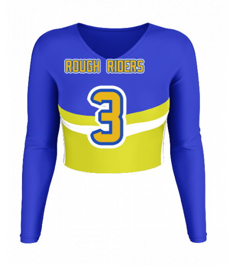 Carmel V  Neck Crop Jersey