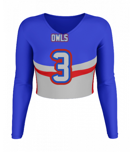 Carmel V  Neck Crop Jersey