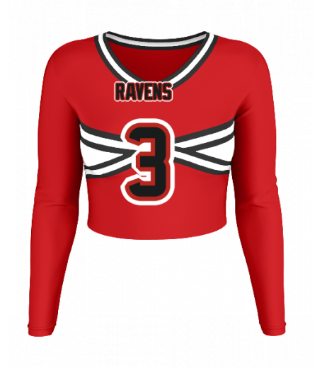 Friday Harbor V  Neck Crop Jersey