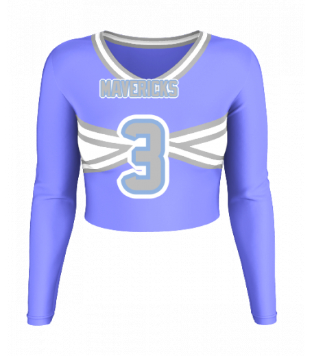 Friday Harbor V  Neck Crop Jersey