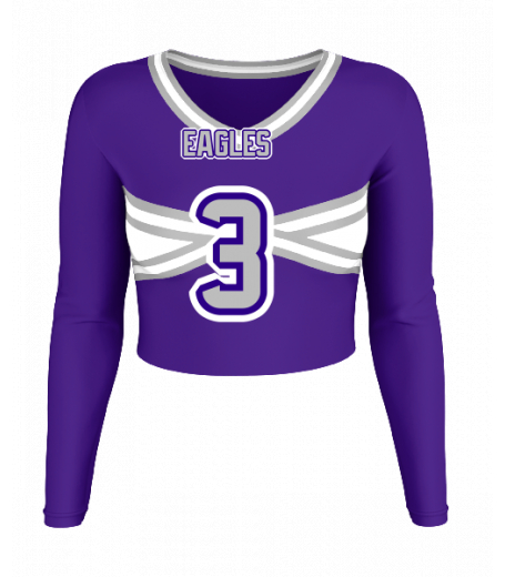 Friday Harbor V  Neck Crop Jersey