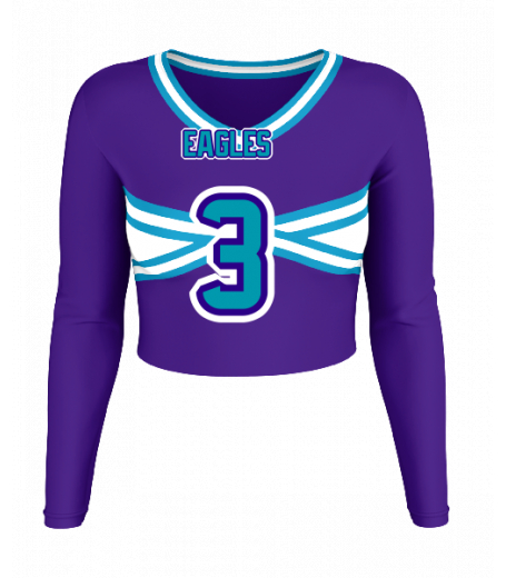 Friday Harbor V  Neck Crop Jersey