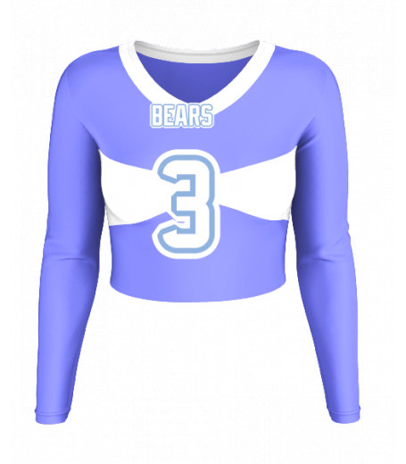 Friday Harbor V  Neck Crop Jersey