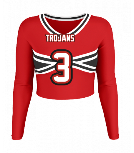 Friday Harbor V  Neck Crop Jersey