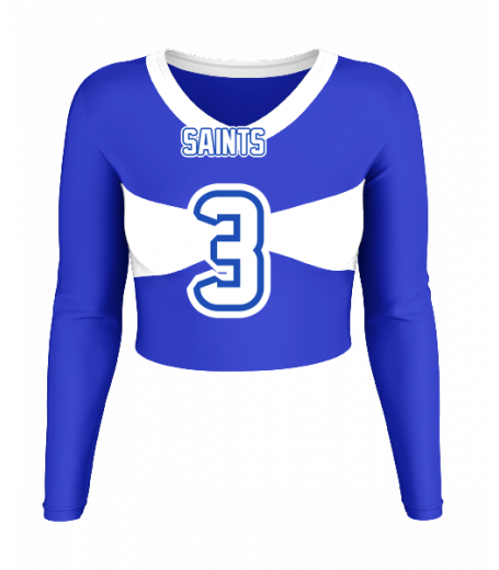 Friday Harbor V  Neck Crop Jersey