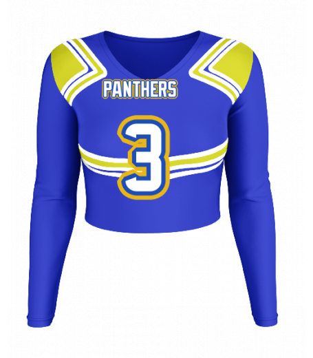 Hampton Beach V  Neck Crop Jersey