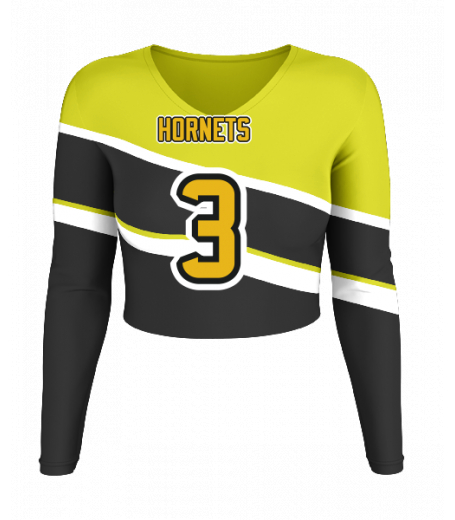 Newport V  Neck Crop Jersey