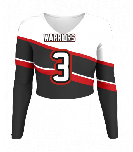 Newport V  Neck Crop Jersey