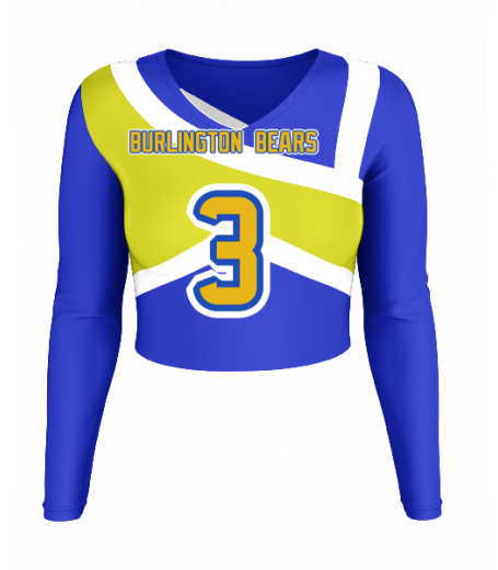 Ocean Springs V  Neck Crop Jersey