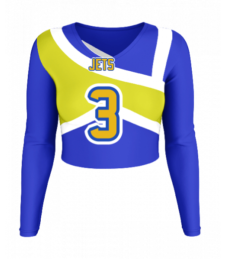 Ocean Springs V  Neck Crop Jersey